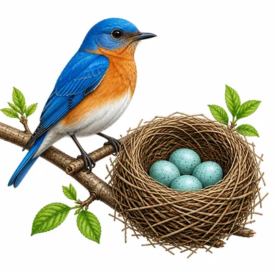Bird with feathers, beak, wings, and hard-shelled eggs.