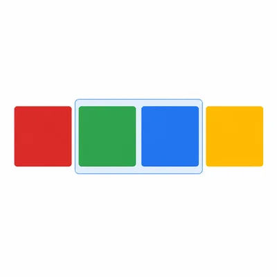 The green and blue cells are selected from a four-color list.