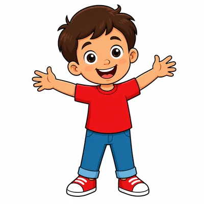 A happy smiling child