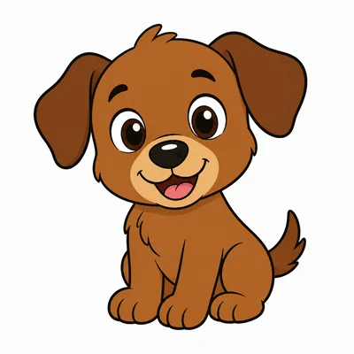A little brown puppy