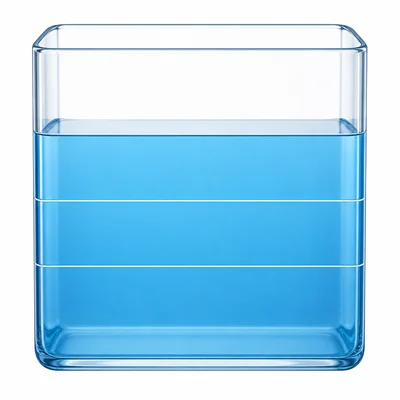 A water tank filled to three fourths.