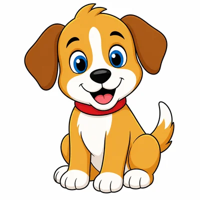 A friendly pet puppy