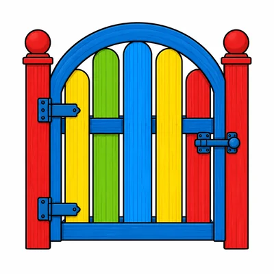 A garden gate.