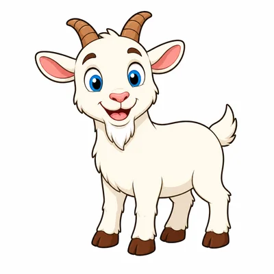 A smiling goat.