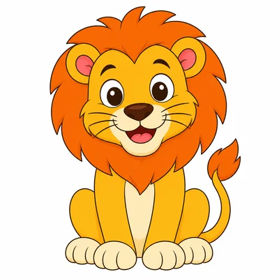 A friendly lion.