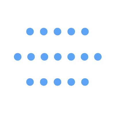 Three rows of syllable dots in a haiku pattern.