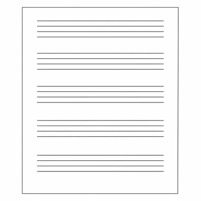 Five stanza blocks, each containing four lines.