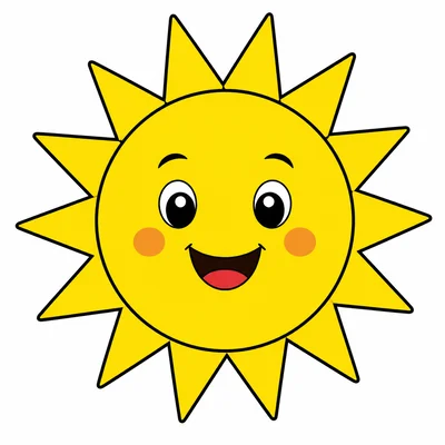 A bright sun.