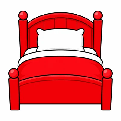 A red bed.
