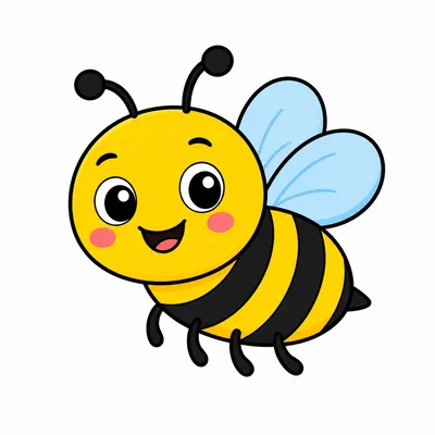 A smiling bee.