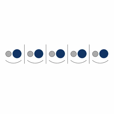Five iambic feet shown as pairs of weak and strong beats separated by dividers.