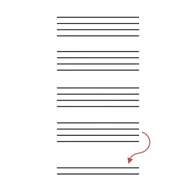 A sonnet structure diagram with a curved arrow showing a turn before the final couplet.