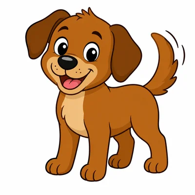 A friendly dog.