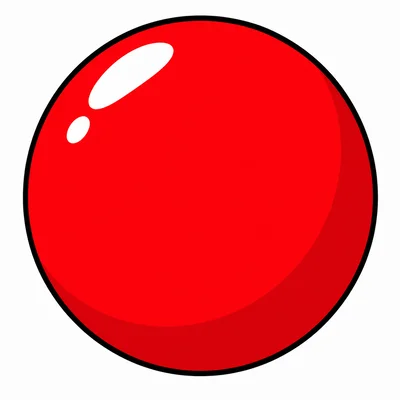 A red ball.