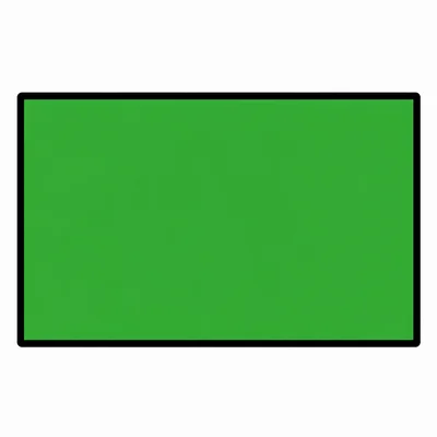 A large green rectangle.