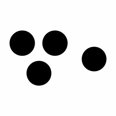 Three dots and one more dot.