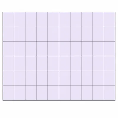 A 12 by 6 rectangle grid representing a poster area of 72 square units.