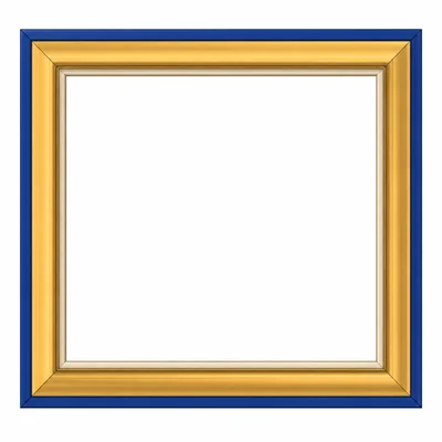 A rectangular picture frame with its outer edge emphasized.