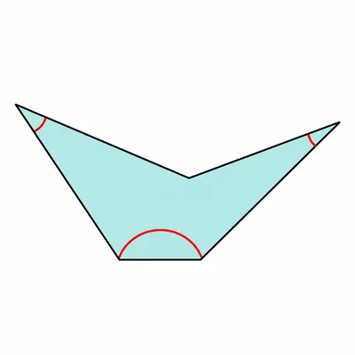 Obtuse triangle with one wide angle marked.