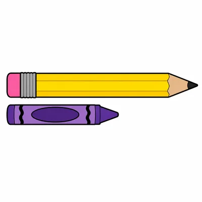 A pencil is longer than a crayon.