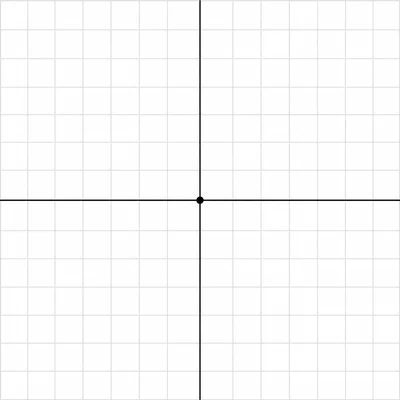 Blank coordinate plane with grid and origin marked.