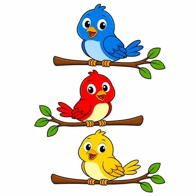 Three birds.