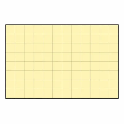 A gridded rectangle representing an area model.
