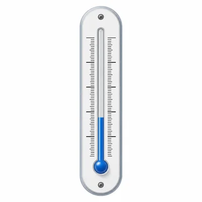 Thermometer showing a temperature below zero.