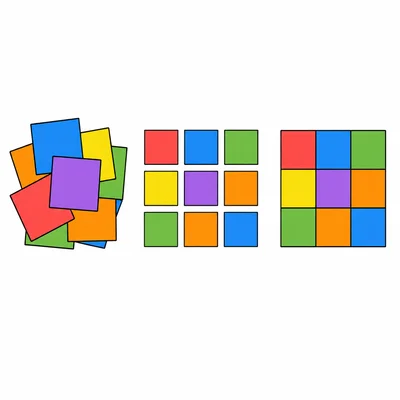 Three tile patterns showing overlap, gaps, and edge-to-edge tiling.