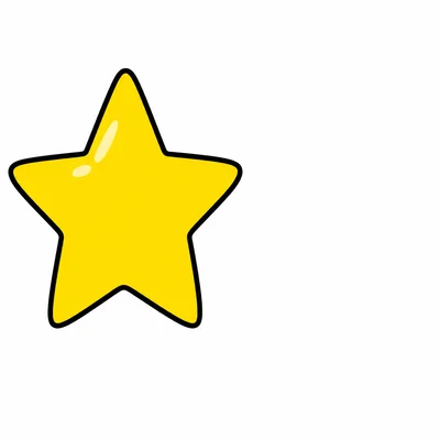 A star with space for tally marks.