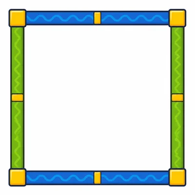 A square with all four equal sides highlighted.