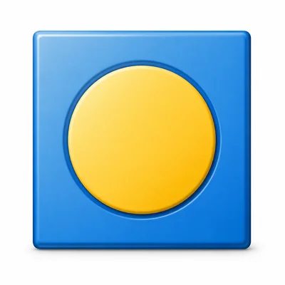A single tile representing one, which is neither prime nor composite.