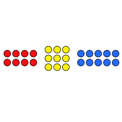 Three counter groups showing eight, nine, and ten.