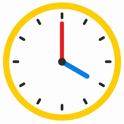 Analog clock showing 4:00.