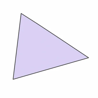 Unlabeled scalene triangle without a right-angle marker.