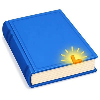 A book corner highlighted to show a square corner angle.