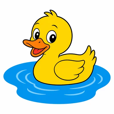 A duck swimming in a pond