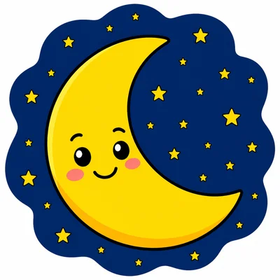 Tiny yellow stars in the night sky.