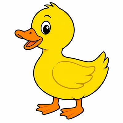 A cartoon duck.