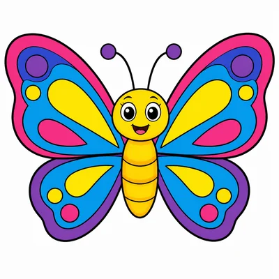 A butterfly with large wings spread open.