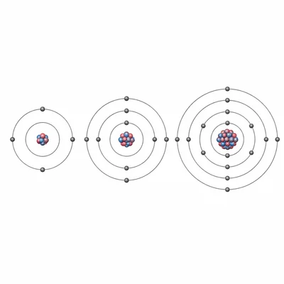 Atoms in the same group with different inner shells but matching valence electrons.