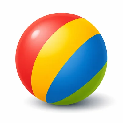 A smooth round rubber ball sits on a clean surface.