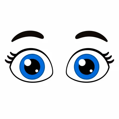 A pair of open eyes.