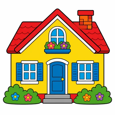 A colorful house