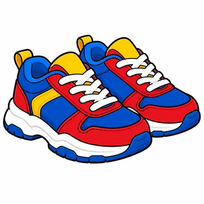 A pair of sturdy sneakers.