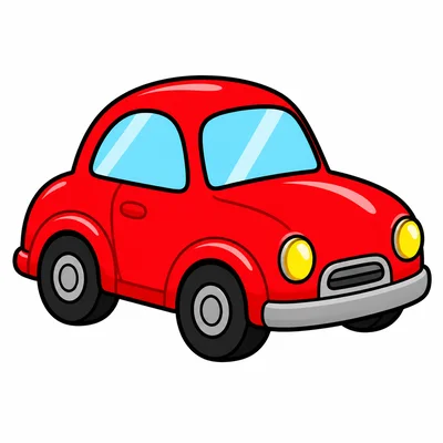 A red toy car.